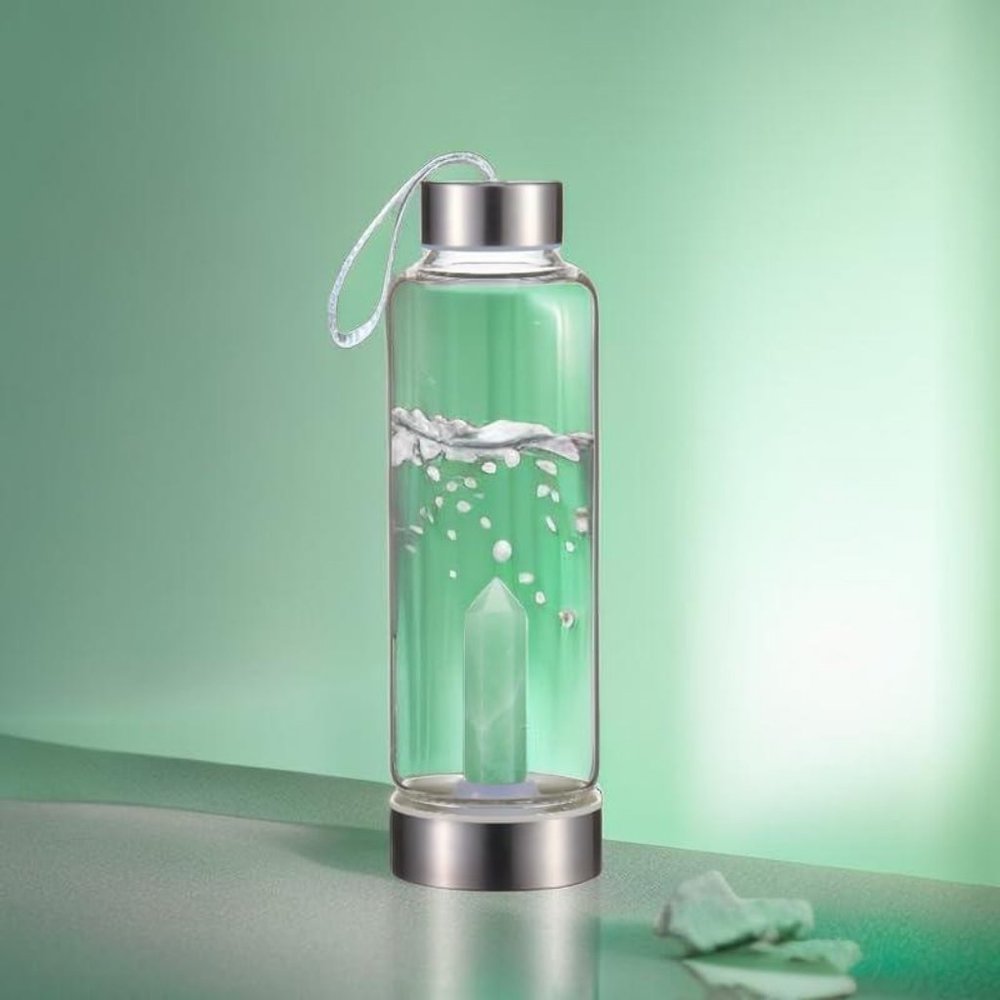 Premium Quality Quartz glass water bottle, transparent water bottle1 Bottle
